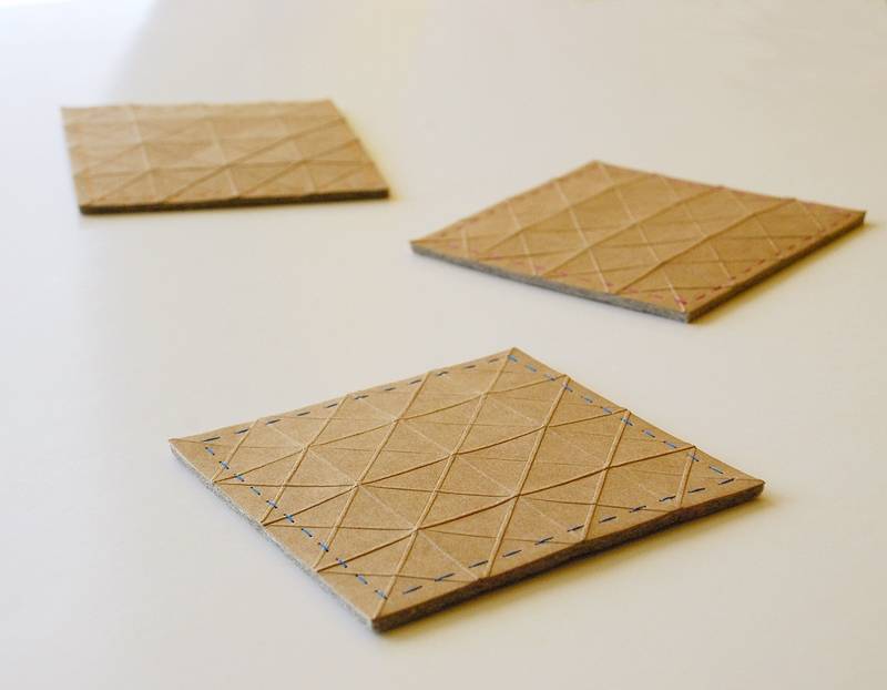 stalo padėkliukai "origami"