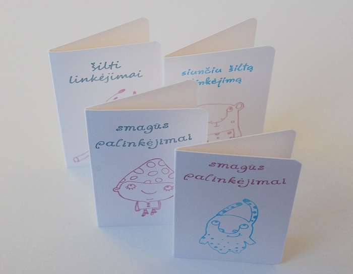 atvirukai su vokeliais