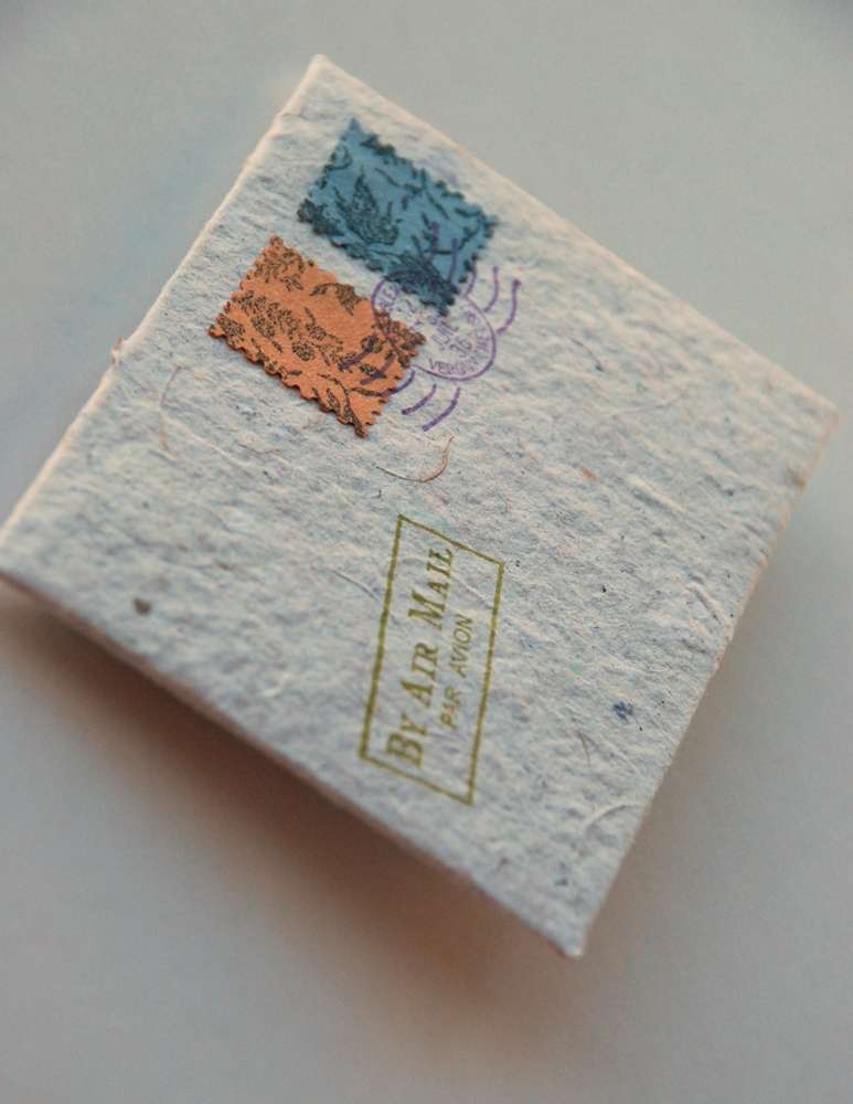 Vokų su atvirukais rinkinys džiugioms mintims pakuoti