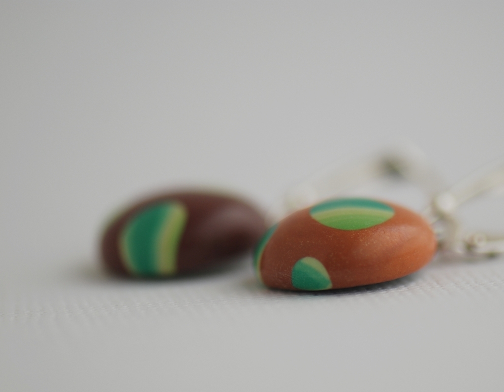 Spalvoti auskarai „Cukrus galvoje“