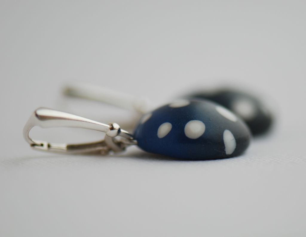 Spalvoti auskarai „Cukrus galvoje“