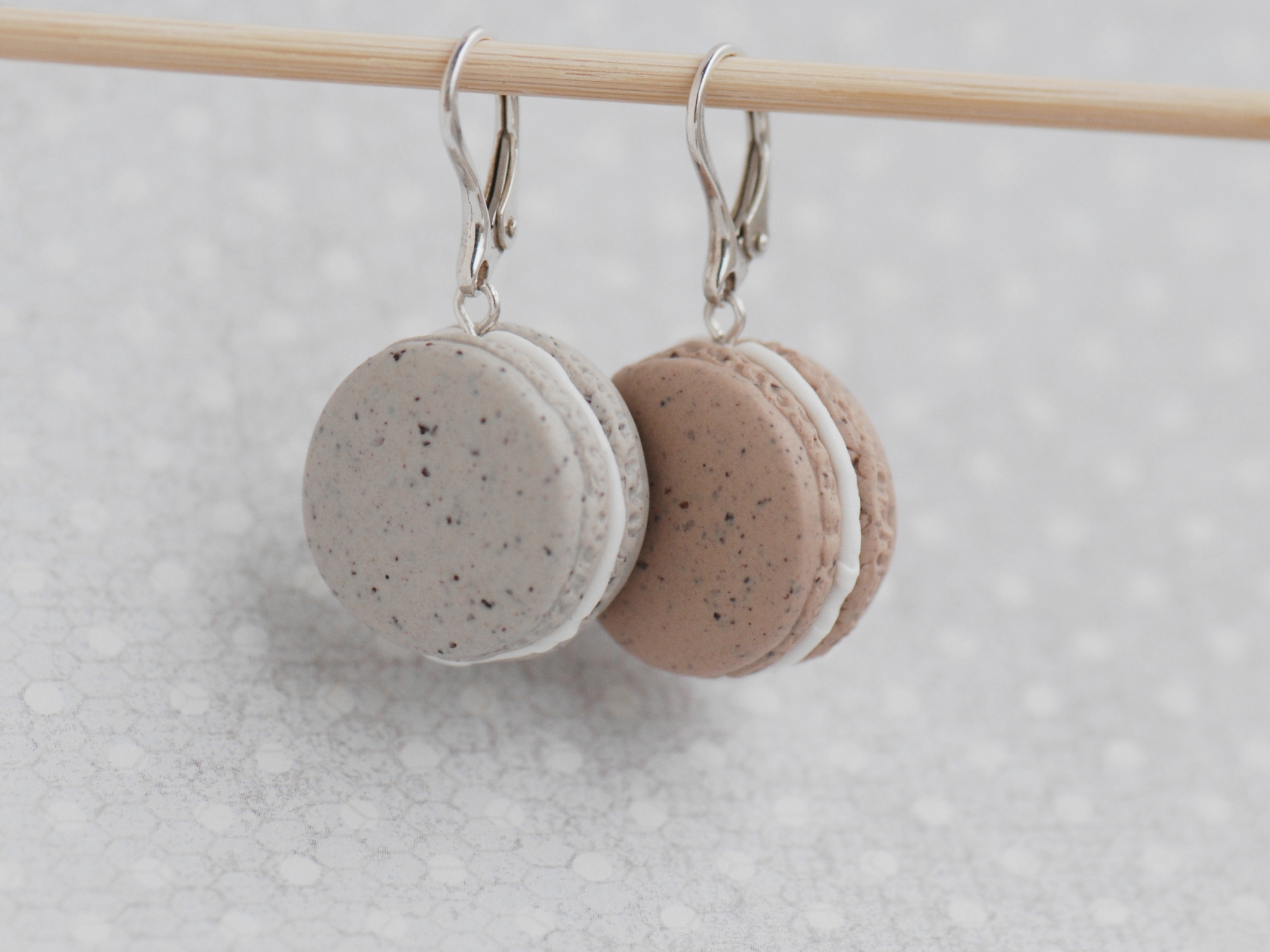 auskarai iš mini skanėstų serijos