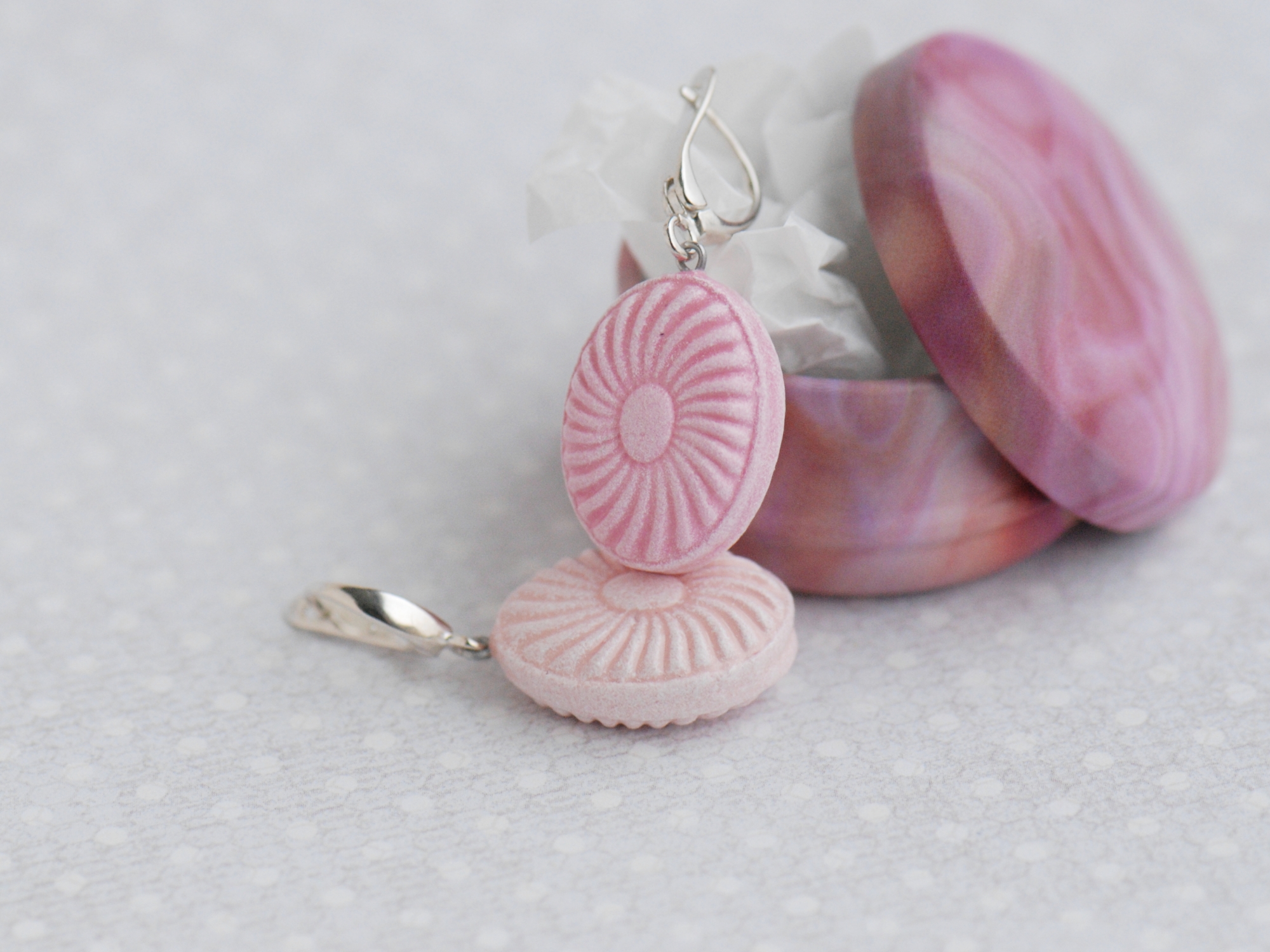 auskarai iš mini skanėstų serijos