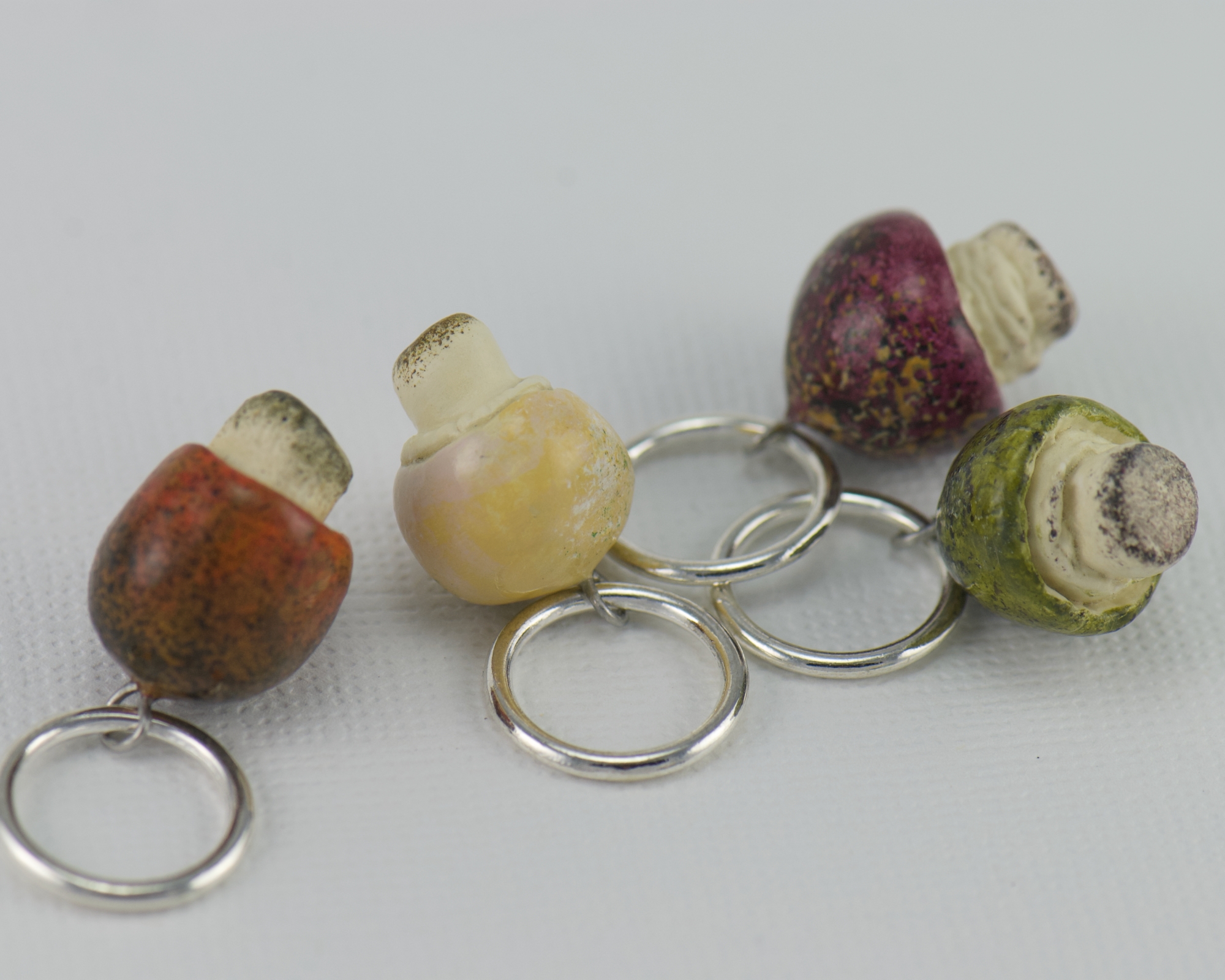 rankų darbo miniatiūriniai grybai