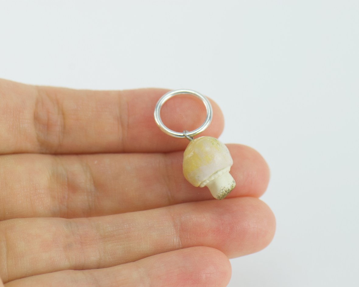 rankų darbo miniatiūriniai grybai