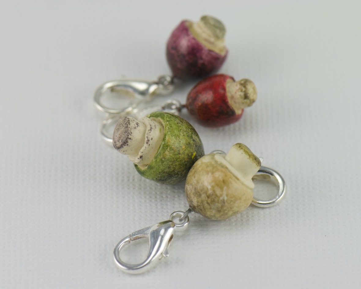 rankų darbo miniatiūriniai grybai