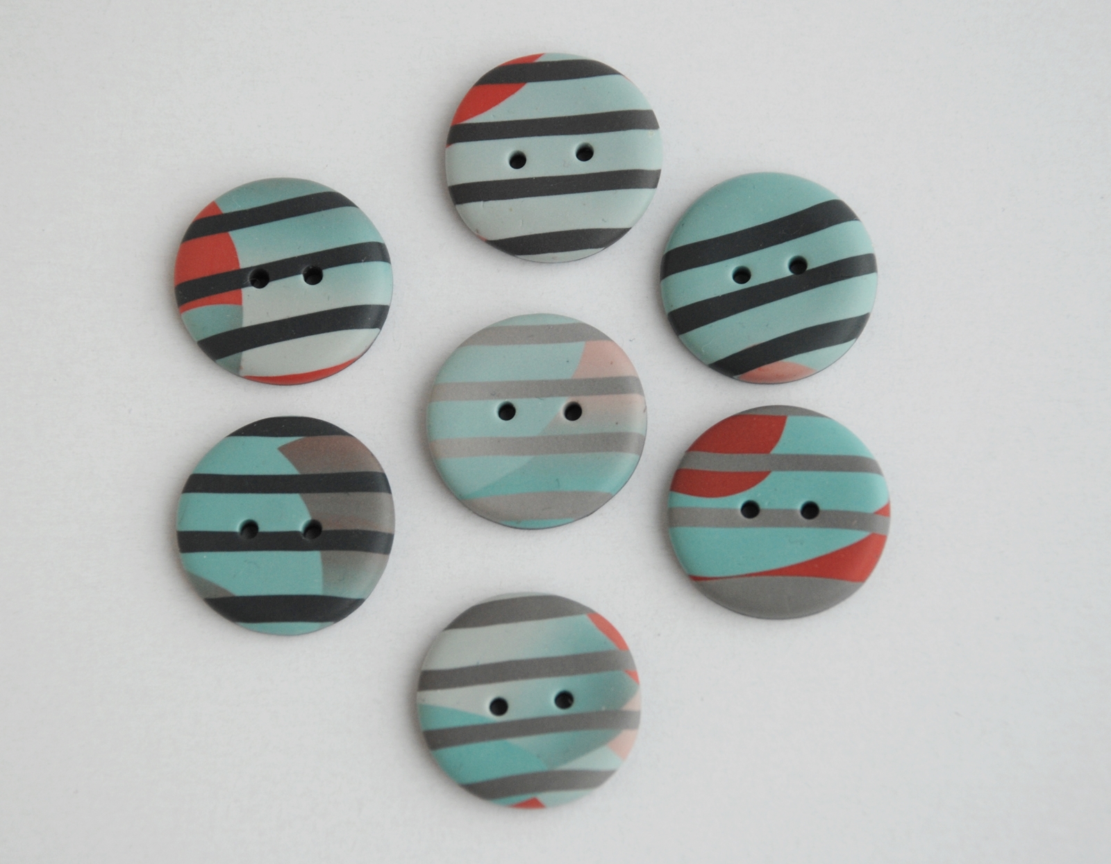 rankų darbo sagos, polimerinio molio